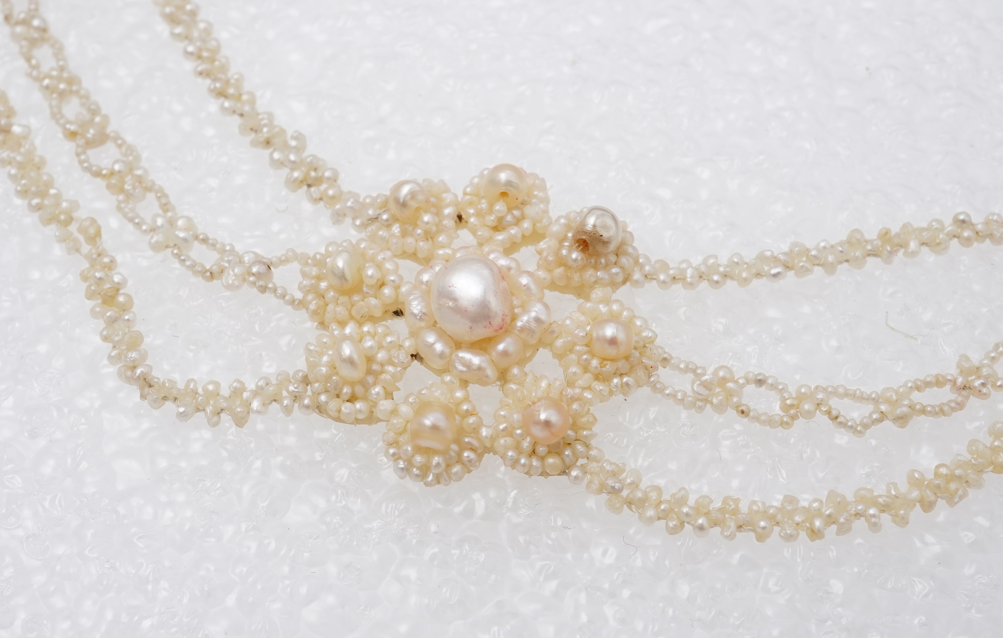 A Regency seed pearl parure, circa 1820